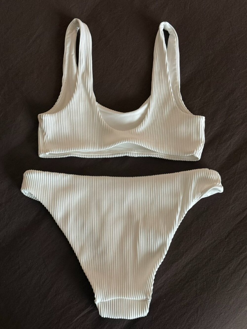 COS Ribbed White Bikini Set - Picture 3 of 7